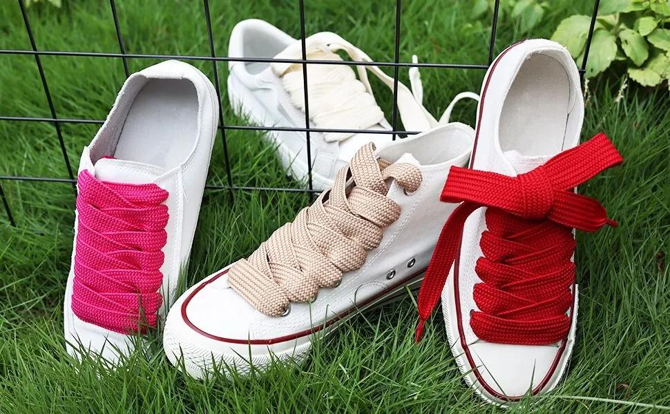 THE WELL KEPT 2 Pairs 3/4'' Fat Laces for Sneakers, 36''-63''Length Jumbo Thick Shoe Laces Replacement Laces