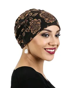 Breathable Bright Thread Hijab Undercap, Spring & Fall Headscarf Hat, Protective Hair Cap, 1pcs, Fashionable and Comfortable Design
