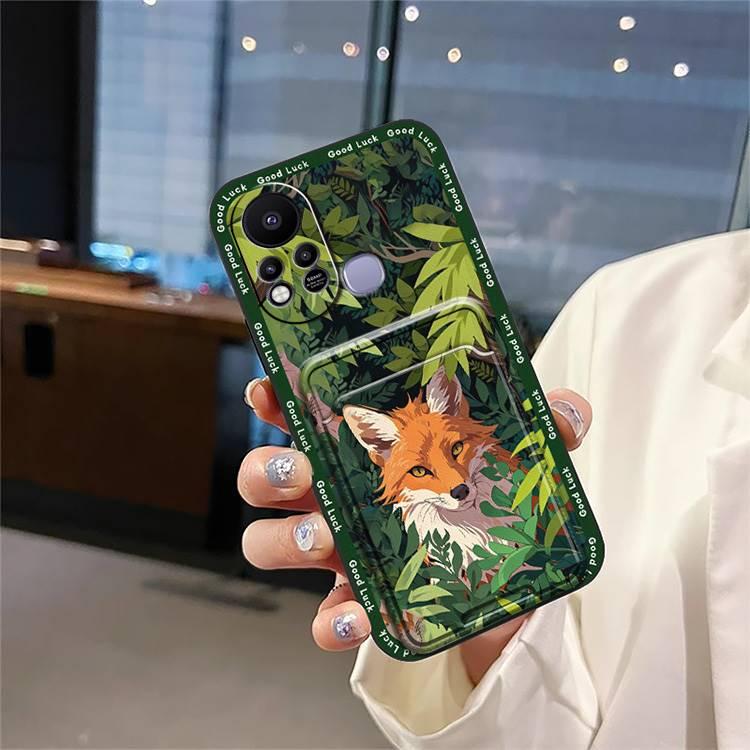 Graffiti Dirt-resistant Phone Case For Infinix Hot11S/X6812 Durable Card sleeve Anti-dust Back Cover Cartoon Waterproof Full wrap Cover Cute Shockproof Fashion Design protective