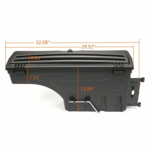 G-PLUS FIT FOR 02-18 RAM DODGE RAM 1500 2500 3500 REAR LEFT ABS STORAGE BOX TRUCK BED