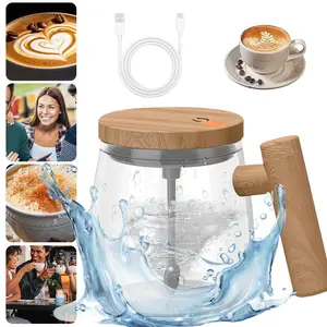 Self Stirring Mug Electric Mixing Cup with USB Charging, Automatic Coffee Mug for Protein Shakes, Milk, Tea, Hot & Cold Drinks, Easy One-Button Operation#fathersdaygift