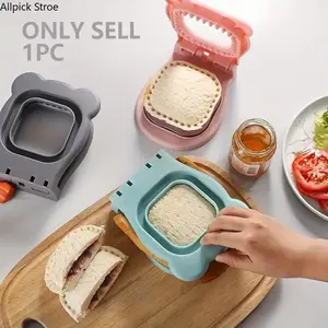 Manual Sandwich Cutter Tool, Stainless Steel Precision Edges, Perfect for Office & Home Kitchen Use, Easy Clean Design, Cookie Cutters Home, Kitchenware, Cutting, Utensils
