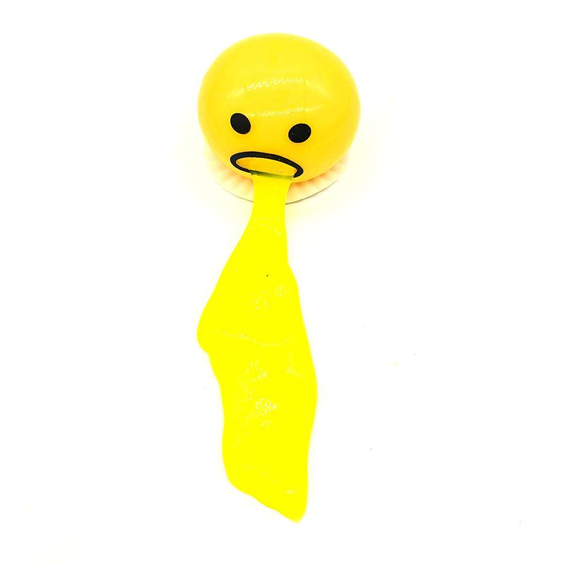 Vomiting Egg Yolk, Stress Relief Squeezing Toy, Hot Selling Small Toy