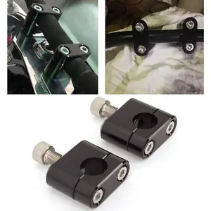 7/8" 22mm Standard HandleBar Handle  Bar Riser Mount Clamp Adaptor   Pit Dirt  Racing ATV CNC