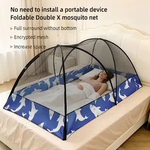 Bedroom Outdoor Folding Mosquito Net, Child Encrypted Mosquito Net, Student Dorm Lazy No Installation Mosquito Net, Full Cover Style