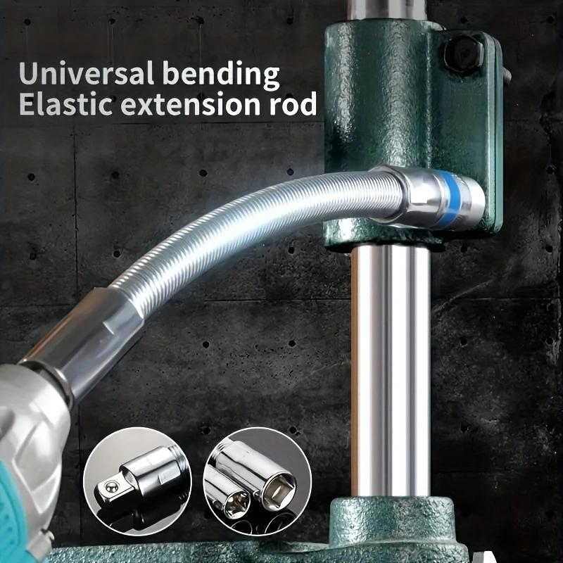 1/2 Inch 35cm Socket Ratchet Wrench Set - 3 Bendable Shafts, Wrench Extender Tool, Connecting Rod - Automotive Car Repair Tools for Home & Car Maintenance 1/2 Inch 35cm Socket Ratchet Wrench Set - 3 Bendable Shafts, Wrench Extender Tool, Connecting Rod - Automotive Car Repair Tools for Home & Car Maintenance