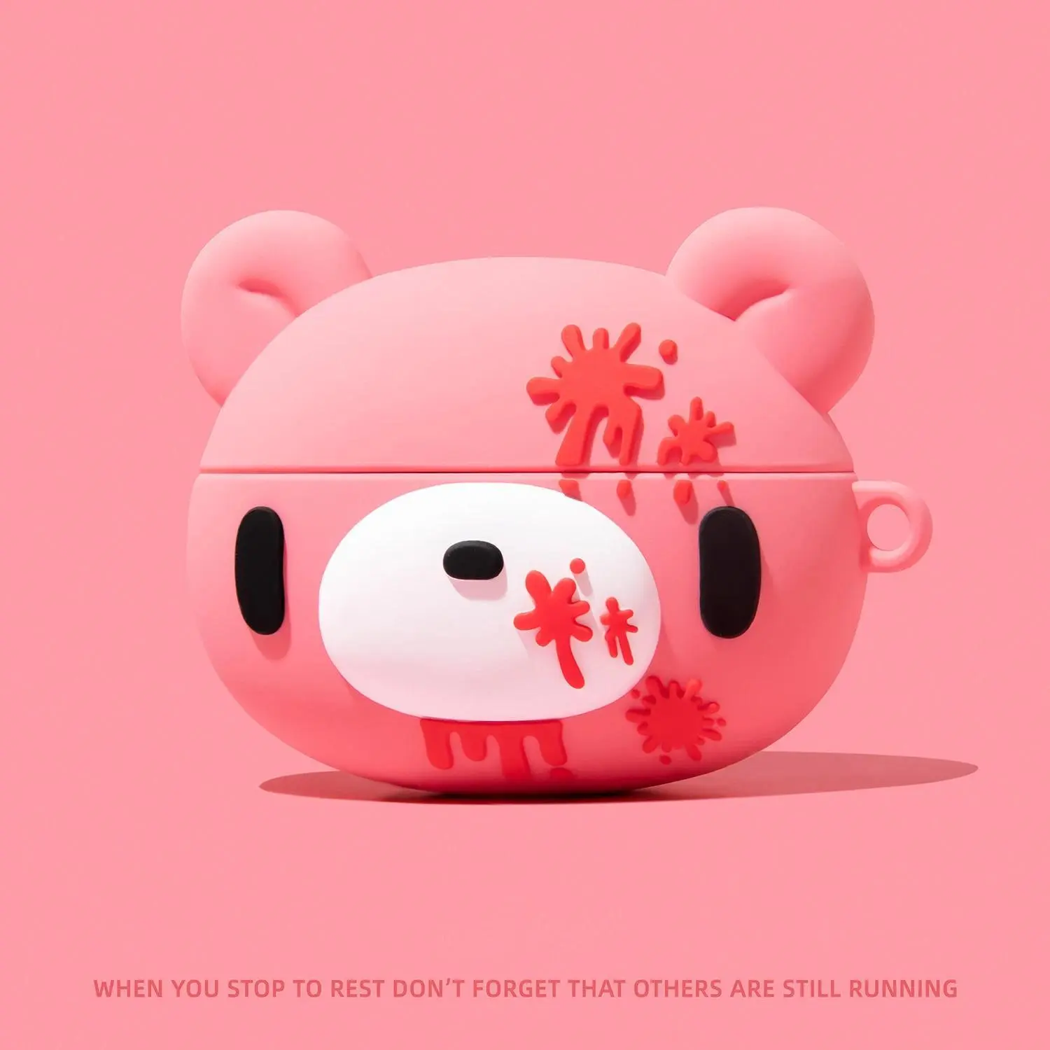 Pink Bear For Airpods 3 4 Pro Pro 2 Pro 3 Silicone Earphone Case Accessories Cover