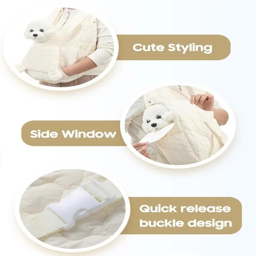 Extra Large Pet Backpack Carrier for Dogs & Cats | Waterproof & Wind Resistant Dog Chest Bag | Portable Outdoor Travel Bag