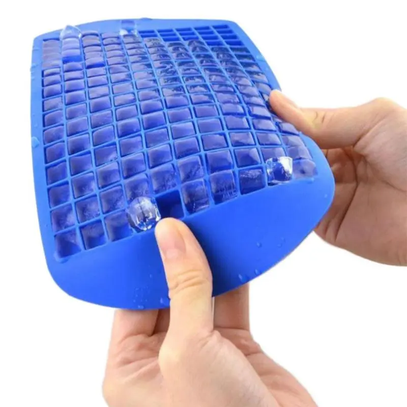 1pc Silicone Mini Tray, Small Square Ice Mold, Can Make 160 Small Square Silicone Ice Cubes, Suitable for Making Ice Cubes and Puddings, Purchasing Products Ice Cubes, Ice Trays, Ice Molds, New Year, Household Goods, Kitchen Utensils,
