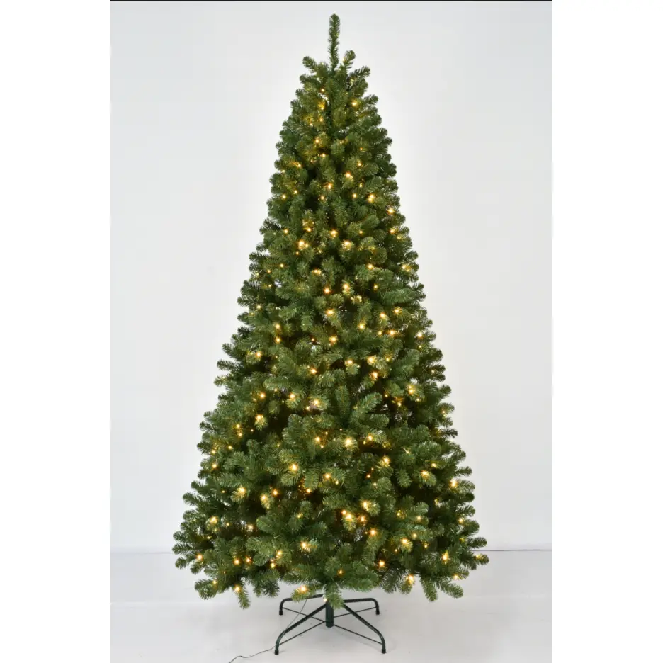 GARVEE 5ft Slim Pre-Lit Pencil Christmas Tree, Space-Saving Narrow Design, Foldable Metal Base, Ornaments for Apartment Corner Festive Decorations