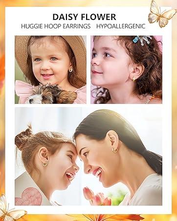 Hypoallergenic Gold Plated CZ Stud Earrings - Royal Blue Cubic Zirconia Halo for Sensitive Ears (Sterling Silver Base)accessories men and women earring stack