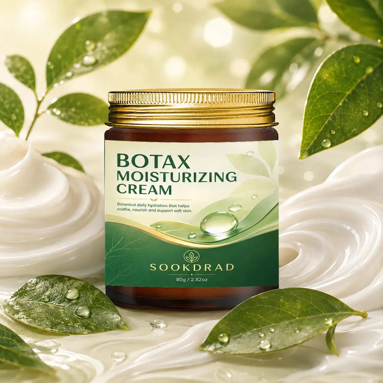Botax Moisturizing Cream, Botanical, Daily Hydration, Soothe Skin, Nourish Skin, For Face Body, Daily Skincare, 80g
