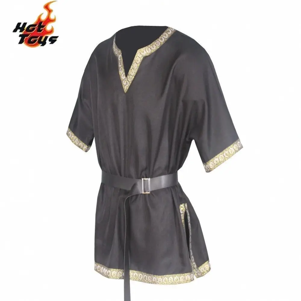 Medieval Renaissance Cosplay Costume Norman Knight V-neck Clothing  Viking Pirate Saxon Male  COS Performance