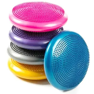 Inflated Rubber Stability Wobble Cushion - Unisex Balancing Aid for Neurodivergent Kids, Physical Therapy, Sensory Stress Relief (Classic Novelty Toy)
