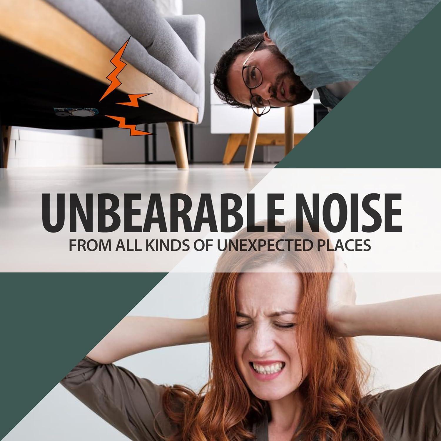 2 Annoying Cricket Noise Machines, Hidden Prank Sound Devices with 16 Buzzer & Cricket Sounds, Funny Noise Maker Gadgets for Jokes, Gifts, School & Party Pranks