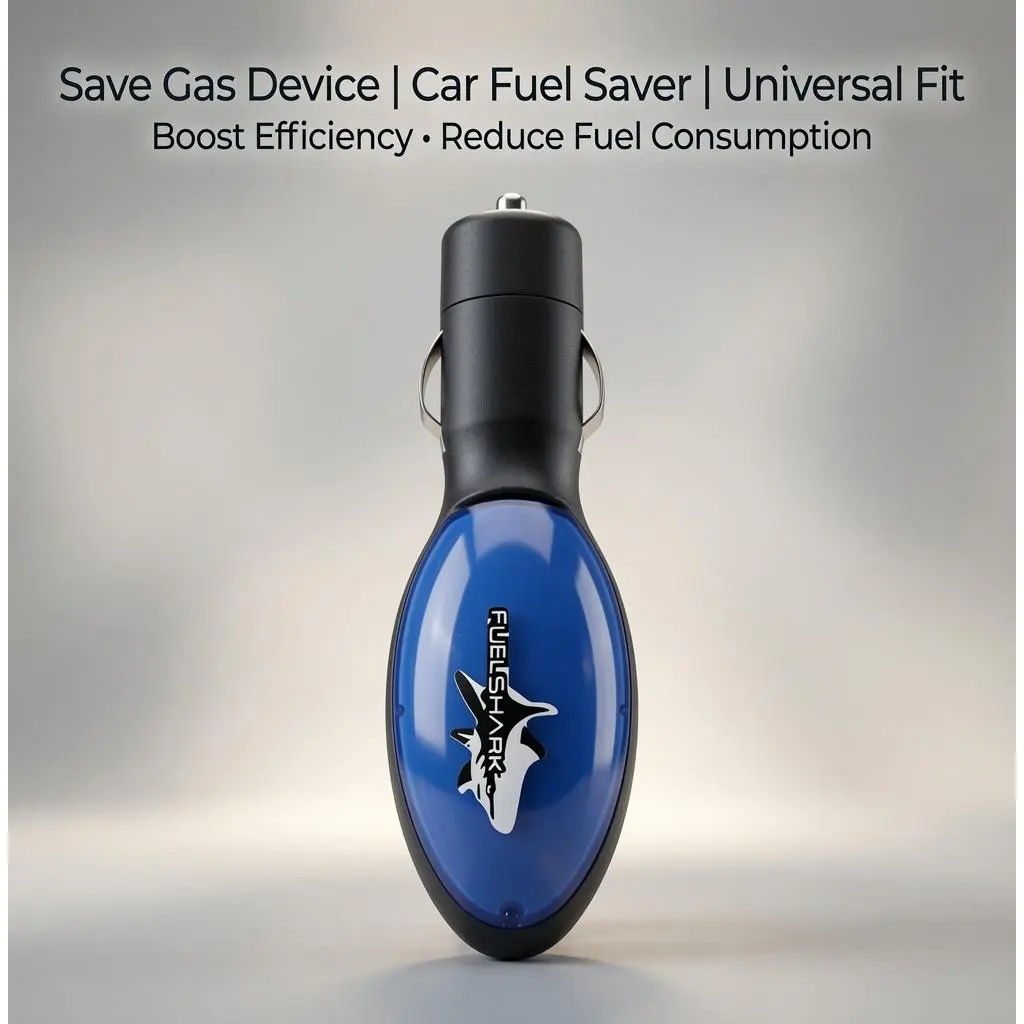 Car Fuel Saver, NEOSOCKET Fuel Shark Gas Economizer, 12V Cigarette Lighter Fuel Saving Device, Boost Efficiency, Universal Fit