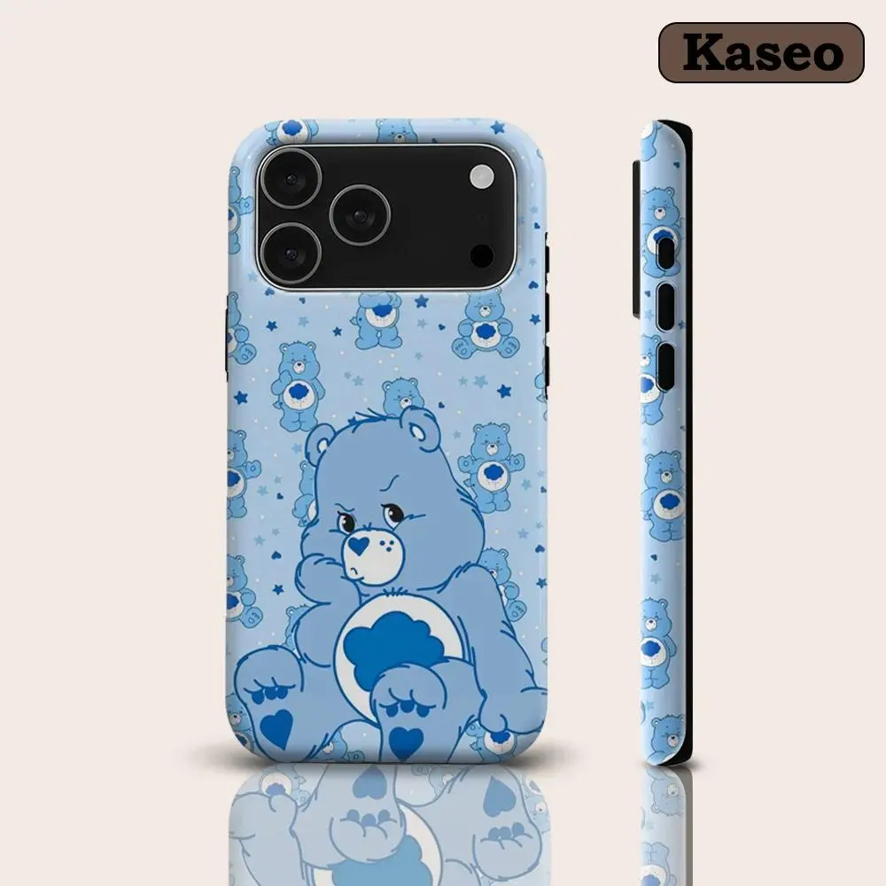 Grumpy Bear Cute IPhone17 Must-Haves Phone Case for IPhone 17 16 15 14 13 12 Pro Max Plus Single Double-layer Tough Case