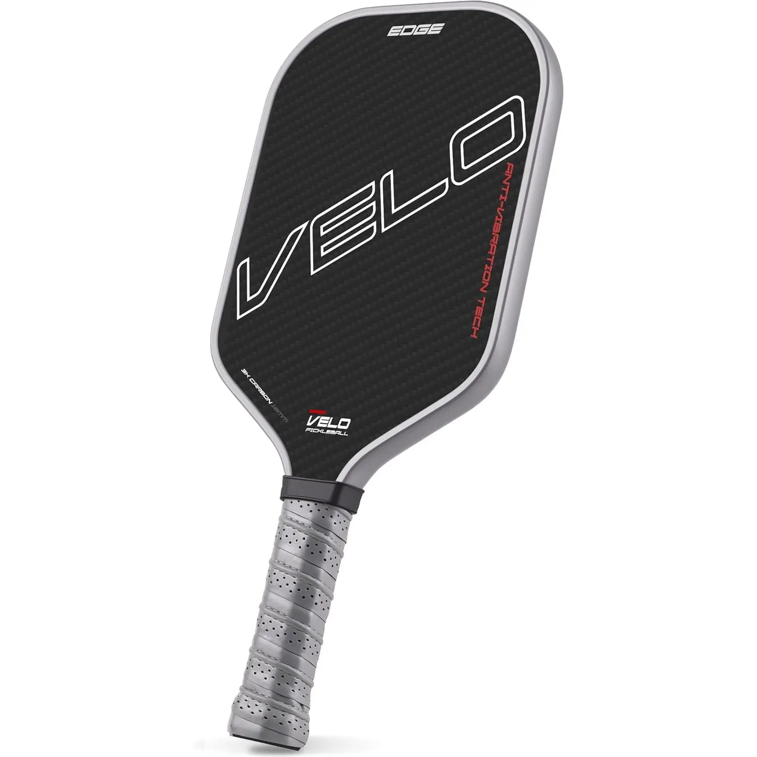 Pickleball Paddles, Professional 3K Carbon Fiber Pickleball Paddle w/Control & Spin, Dual Foam Injected Edge for Large Sweet Spot, 16mm Core, Non-Slip Long Handle, USAPA Approved
