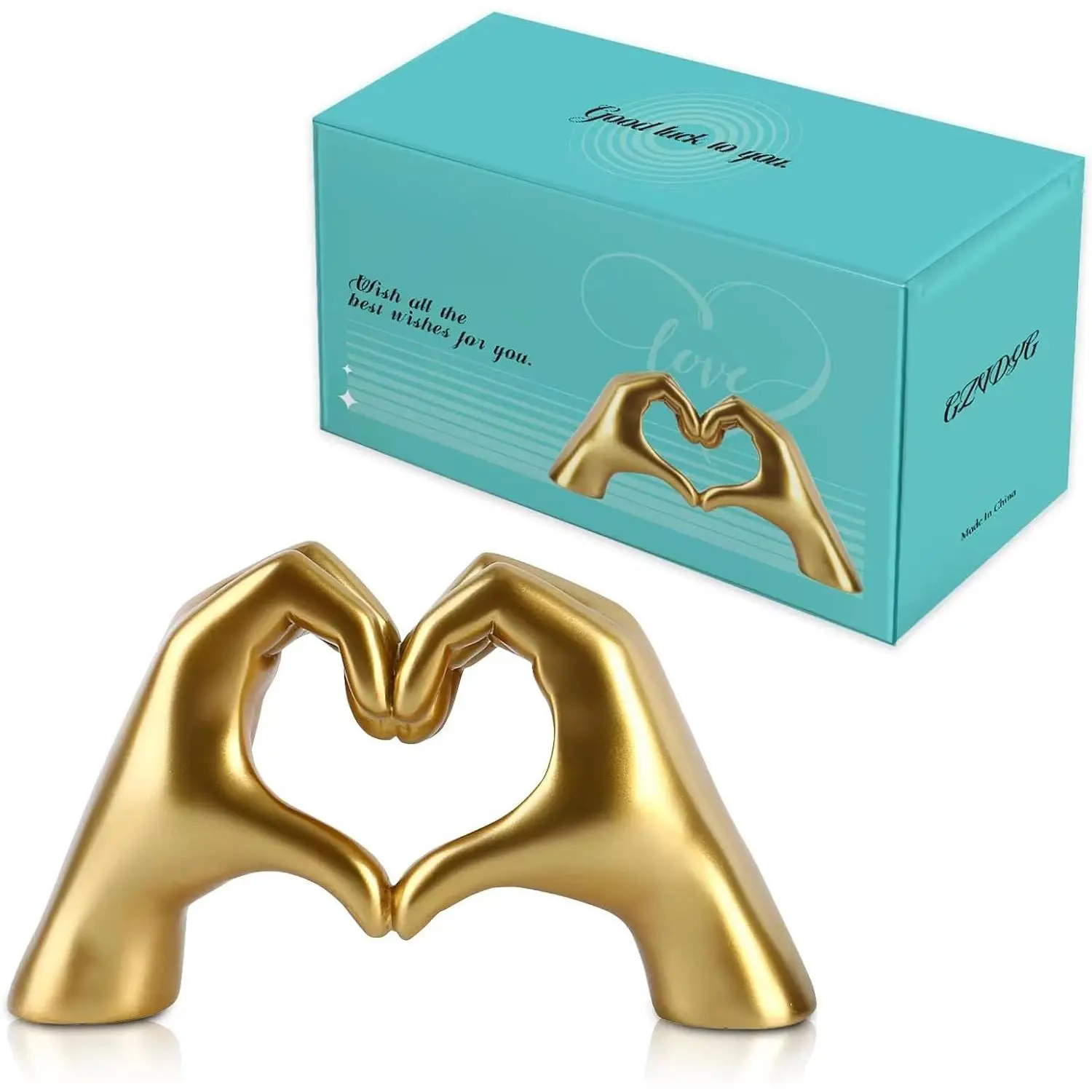 Small  Heart Hands Statue, Birthday Gifts Merch for Women Girls