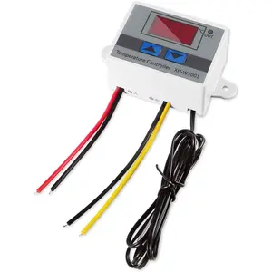 Digital LED Temperature Controller Module 12V 10A 120W, Programmable Heating Cooling Thermostat Switch with Waterproof Probe