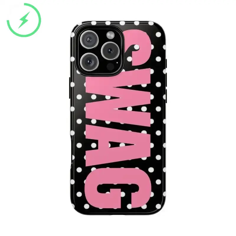 Magnetic SWAG Combo Smartphone Case - magnetic-1, Vibes Colorful Mobile Accessory for iPhone 17, 16 ProMax, 16e, 15, 14, 13, 12, 11 Pro Max Devices, Iphone 16E