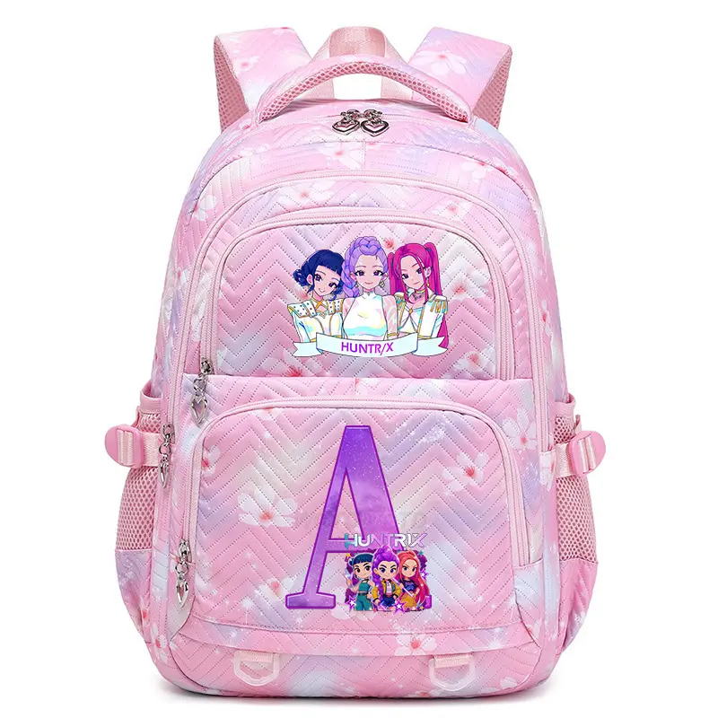 2026 New Witch Hunters Letter Printed Korean Style Backpack Lightweight Large Capacity School Bag