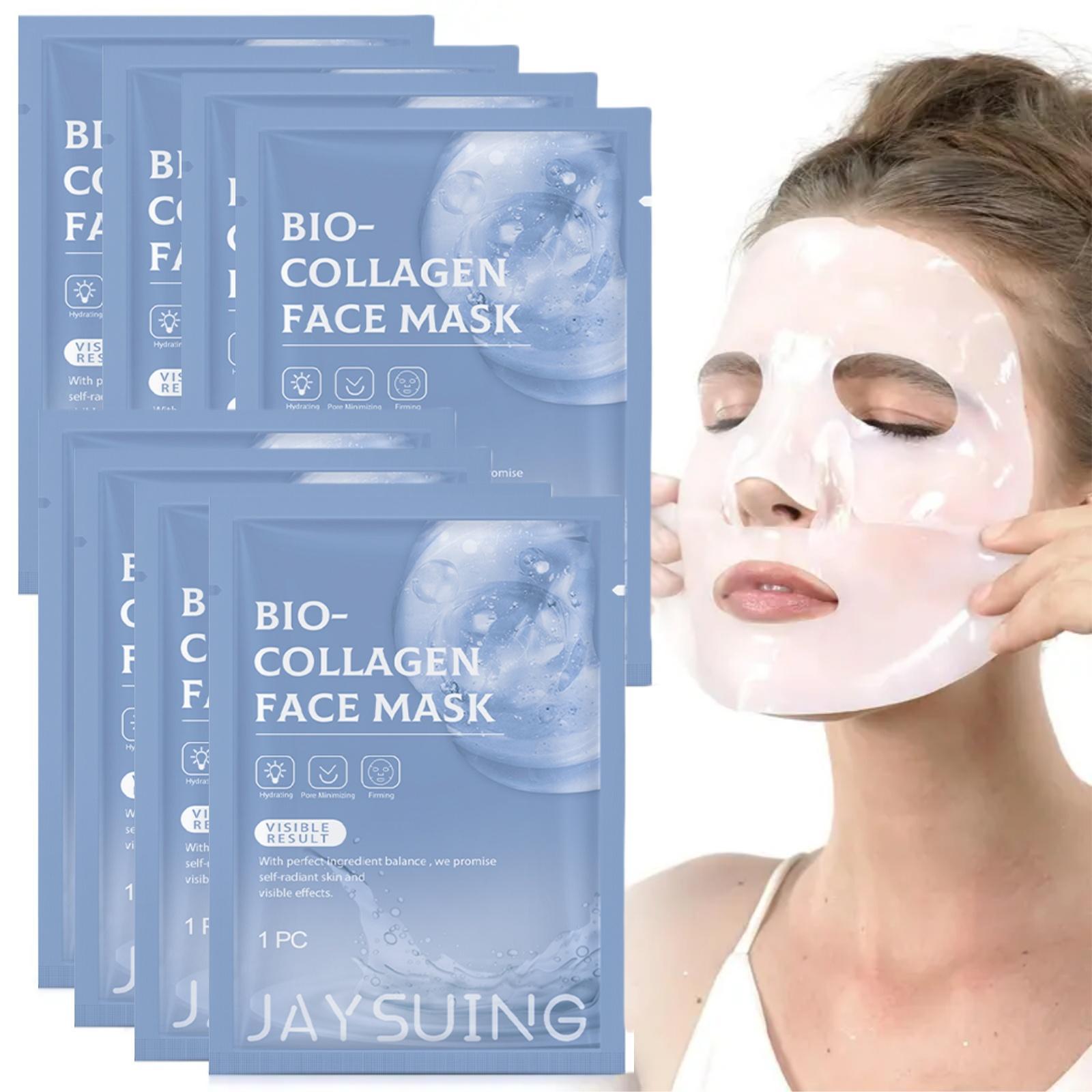 Collagen Hydrating & Firming Face Mask, 4/8 Counts Moisturizing & Nourishing Face Masks, Facial Care Mask for Women & Men, Skincare Products, Collagen Mask Sheet, Collagen Film Mask #GLOBAL PICKS Collagen Hydrating & Firming Face Mask, 4/8 Counts Moisturizing & Nourishing Face Masks, Facial Care Mask for Women & Men, Skincare Products, Collagen Mask Sheet, Collagen Film Mask #GLOBAL PICKS