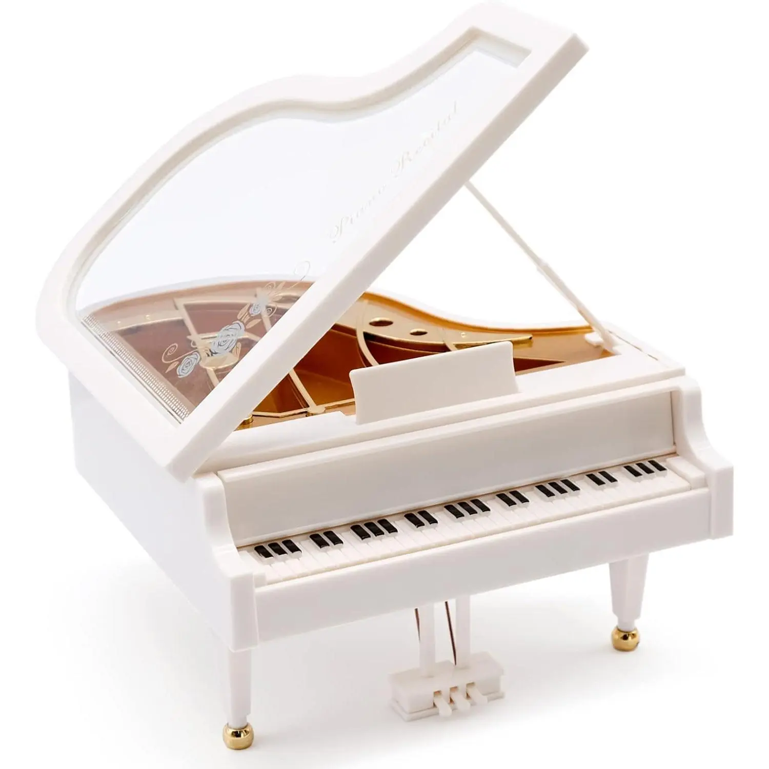 Piano Music Box, Wind Up Musical Boxes, Classical Music Box for Girls Birthday Gift or Desk Decoration Ornament