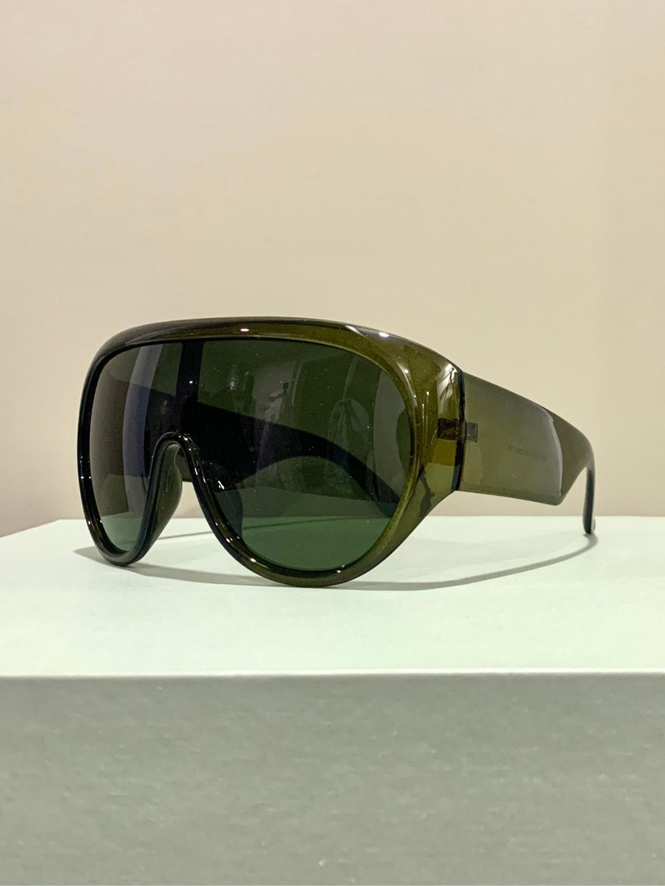 Unisex Vintage Trendy Oversized Glasses, Retro Casual Tinted Lens Glasses for Everyday Use, Fashion Accessories for Outdoor Activities, Trendy Beach Eyewear