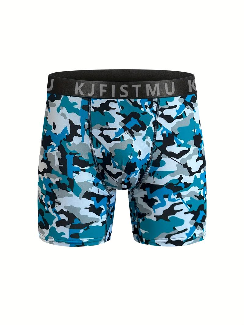 KJFISTMU 16-piece Men's Boxer Briefs Set Elastic Boxer Briefs with Bold Pattern Prints (Tie-Dye, Floral, Faces) - Shrink-Resistant Underwear - Suitable for Daily and Special Occasions - Great Value Pack, Vibrant Patterns, High-Elastic Fabric Mixed Color