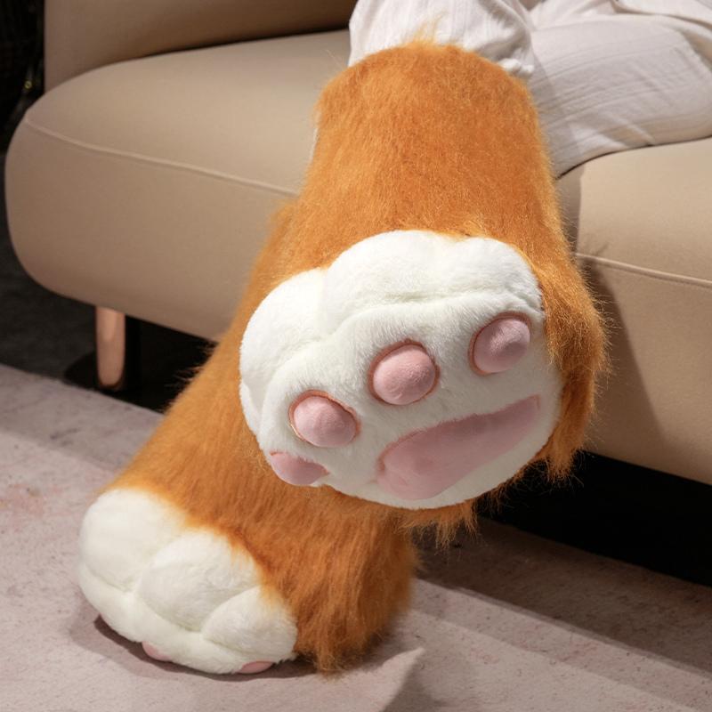 Kawaii Plush Furry Cat Claw Gloves Bird wings Faux Fur Fox Paws Mittens for Halloween Cosplay Costume Accessories Gloves