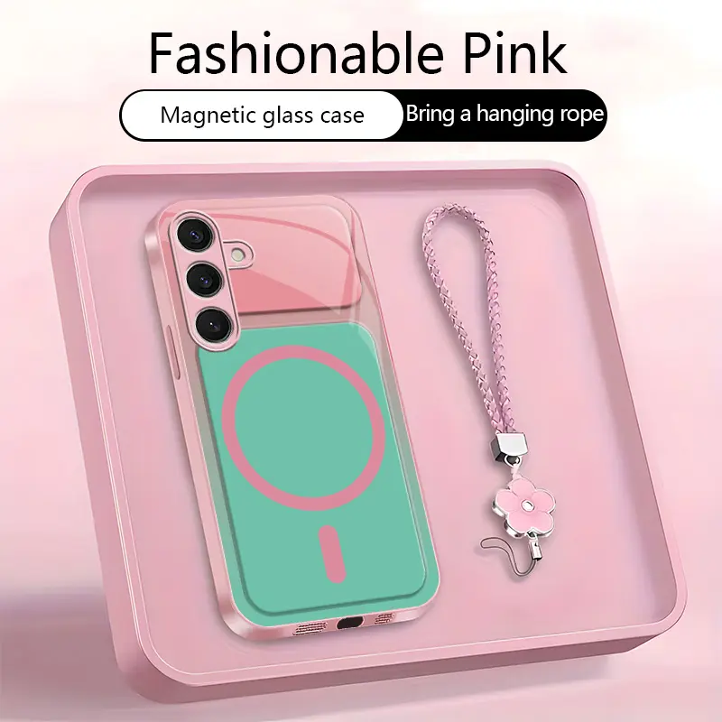 For 【Galaxy S24 Plus】Dopamine Contrast Color Magnetic Phone Case, Newly Upgraded Magnetic Design, Full Lens Protection, Anti-Fall & Wear-Resistant, No Paint Peeling-XS9527