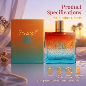 Eau De Parfum for Women 100ML, Tropical Coconut Vanilla Scent, Long Lasting Summer Fragrance, Gift for Her, Spray Form
