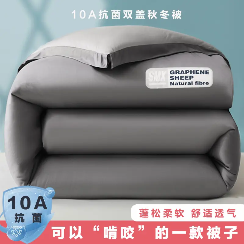HotelStyle DualCoverDuvet Insert,Graphene Gravity10A AntibacterialComforter