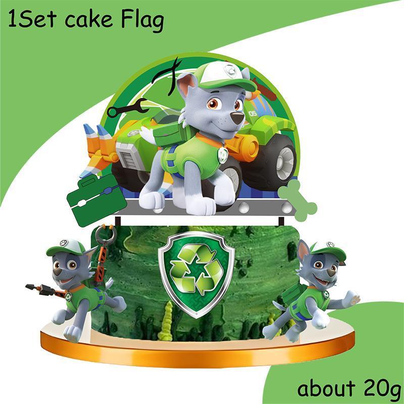 PAW Patrol Birthday Party Decoration Plastic Plate Napkin Stickers Cartoon Dog Latex Balloons Cake Topper Decors Event Supplies