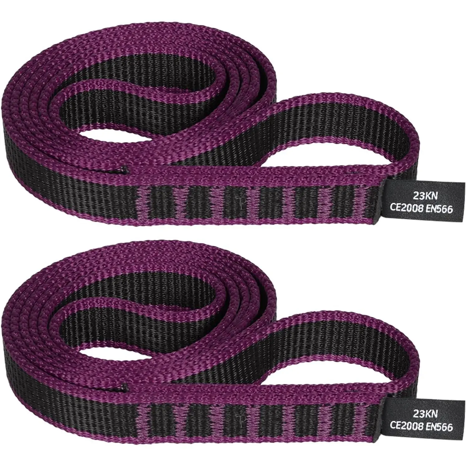18mm Nylon Climbing Sling Runner 23KN CE2008/EN566 Certified Webbing Straps for Outdoor Rock Climbing Rappelling Swing Yoga Hammock etc