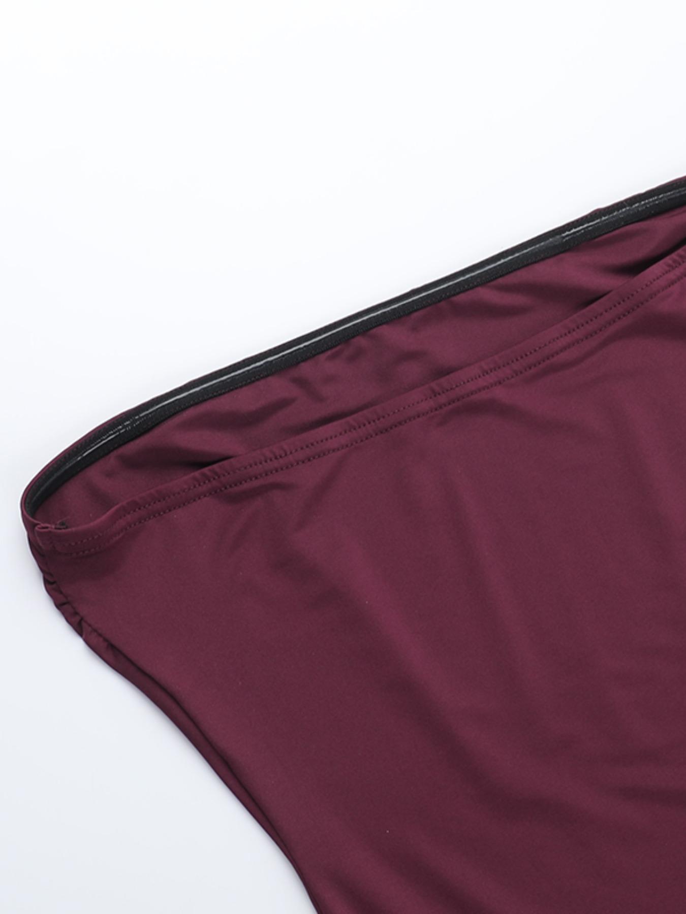 Elegant Plain Slim-Fitting A-Line Dress, Sexy Style Backless Design, Perfect for Casual & Party Wear, Women's Fashion Clothing