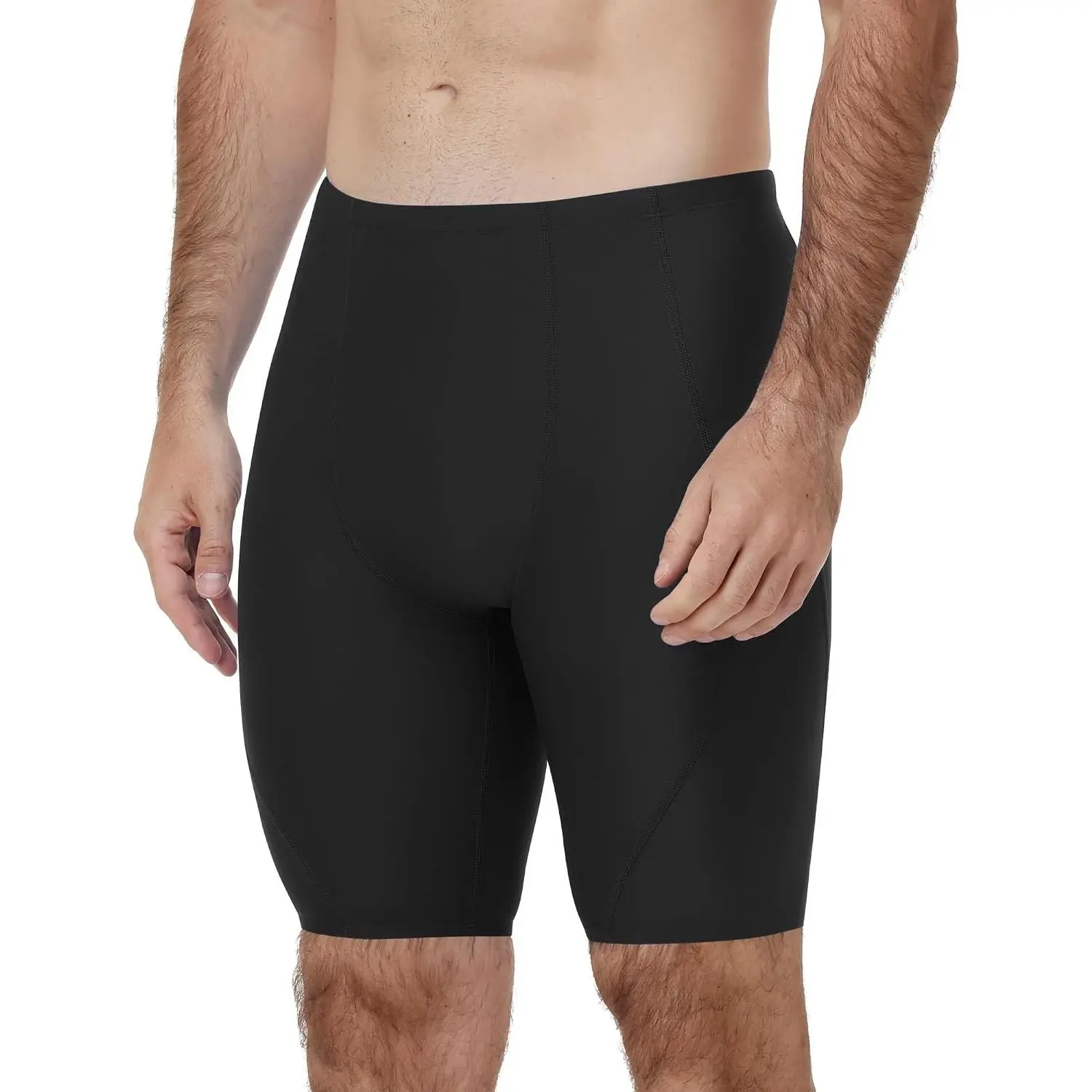 Men's Swim Jammers Competitive Racing Training Swimsuit Quick Dry Athletic Team Compression Swimming Shorts UPF50
