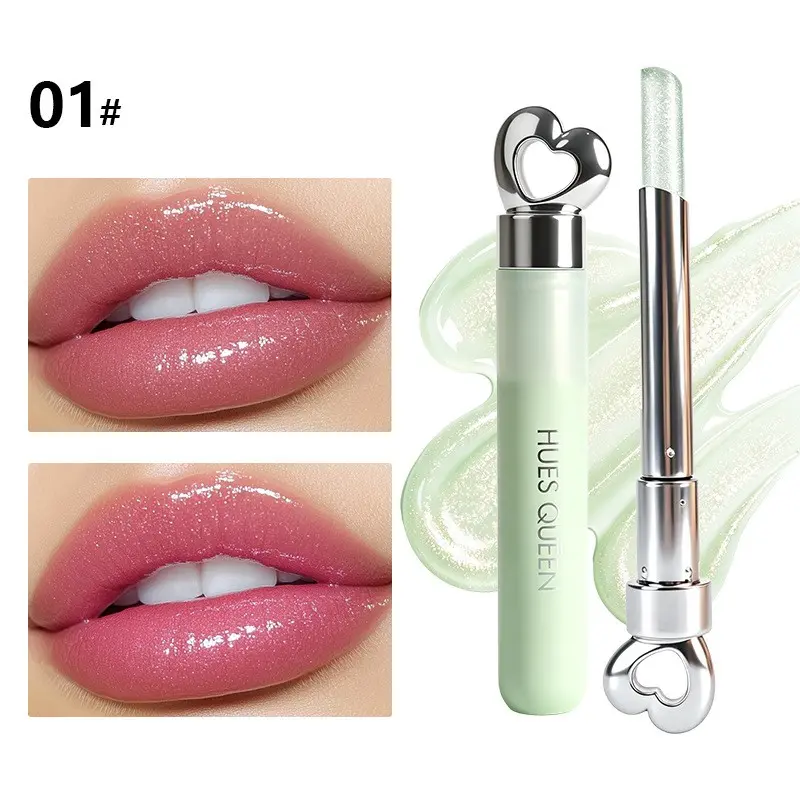 1pc Temperature-Sensitive Lipstick, Silver Color Tube, Hydrating and Long-Lasting, Changes Color with Temperature, Perfect Valentine's Gift
