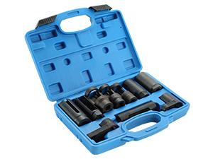 10pcs Oxygen Sensor Socket Set Sensor Oil Pressure Sending Unit Socket Set Universal Sockets O2 Sensor Tool Set