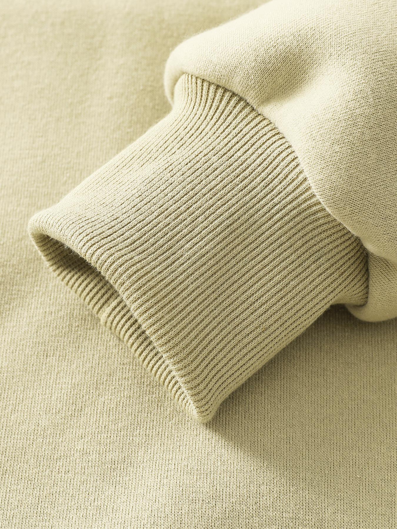 Men's Solid Half Zip Thermal Lined Hoodie, Casual Regular Fit Long Sleeve Hooded Sweatshirt for Fall & Winter, Men's Clothes for Daily Wear