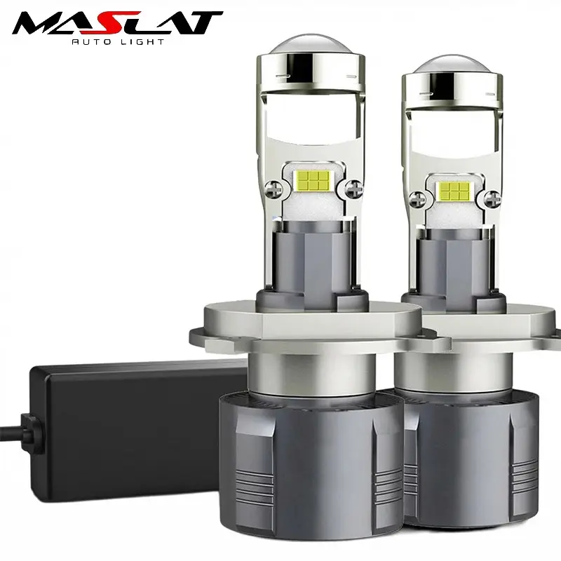 2pcs H7 H4 H11 H8 H9 LHD LED Headlight Mini Lens Projector 9005 9006 HB3 HB4 9012 Auto High Low Beam Canbus Bulb For Car Motor Led Headlamps Bulbs