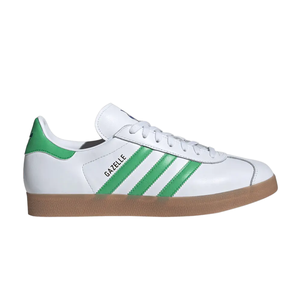 Seattle Sounders x adidas Gazelle 'Solar Slime' (Unisex) Cloud White/Semi Solar Slime/Gum training shoes IG6434
