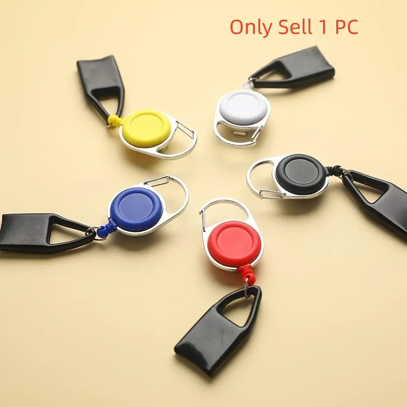 Retractable Lighter Safe Stash Clip, Compact Keychain Holder Cover, Portable Keychain, Durable Design for Smoking Accessories & Daily Use