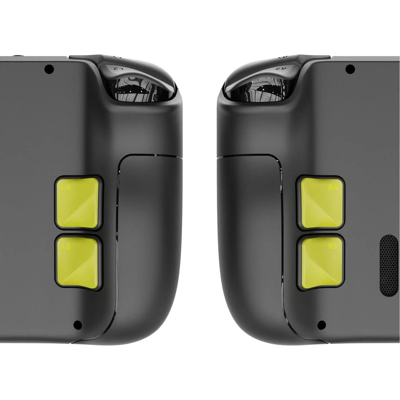 Button Enhancement Set, Improvement Button Protection Kit for Steam Deck- Neon Yellow, 4 count