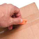 Plastic Razor Scraper, 2 Pack Razor Scraper with 120 Pcs Razor Blades for Removing Glue, Sticker, Decals, Tint from Car Window and Glass(Blue)