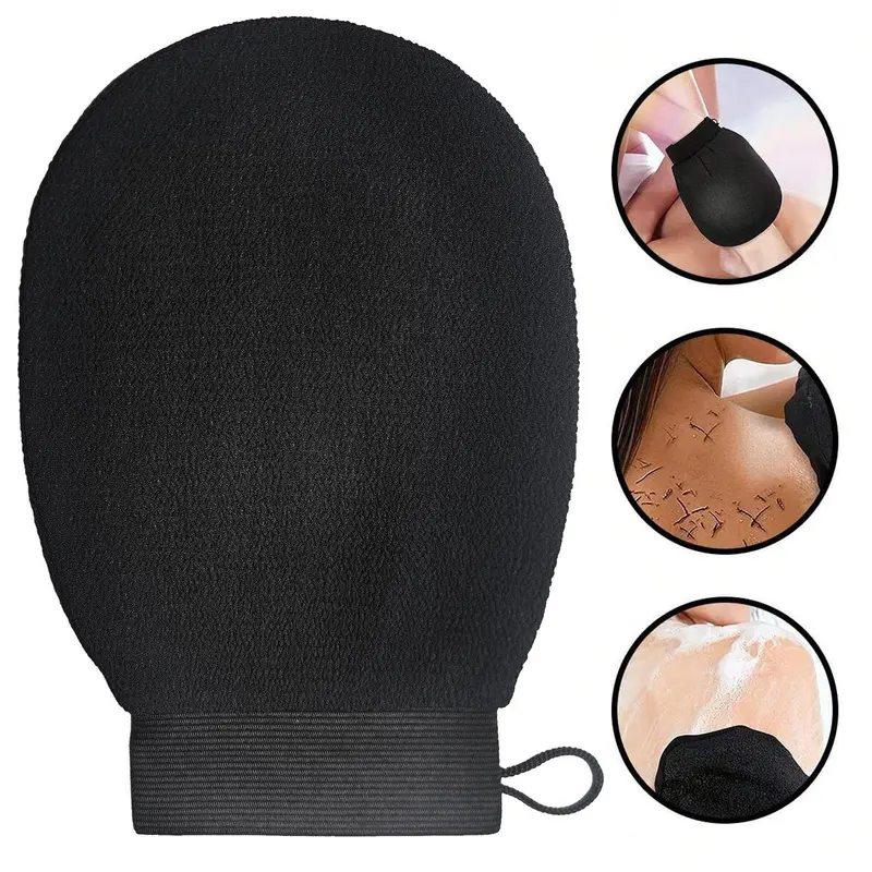 1 Piece Solid Exfoliating Bath Glove, Reusable Shower Exfoliating Mitt, Shower Exfoliating Pad, Bathing Accessories, Exfoliating Bath Tool