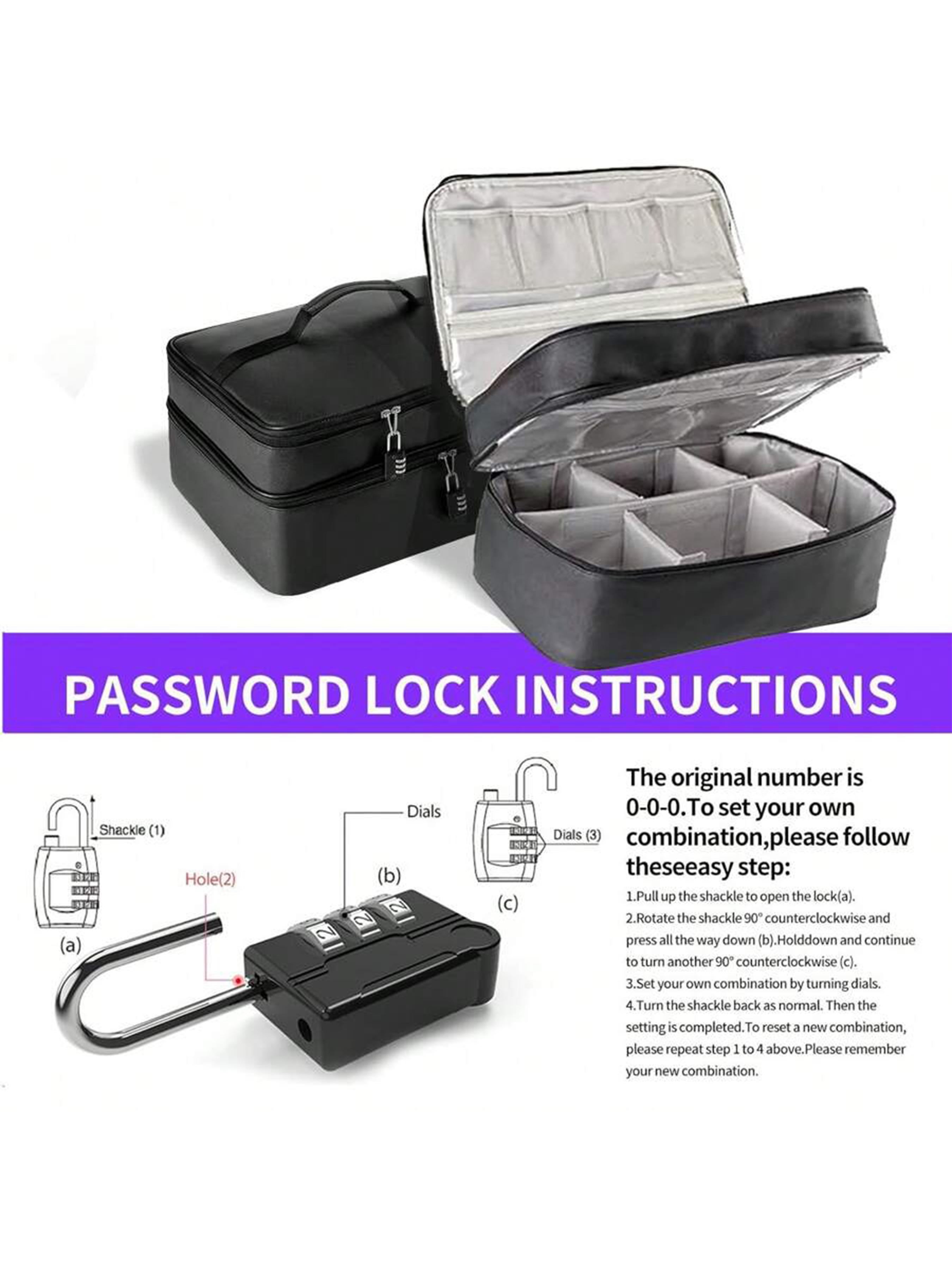 Lockable Adult Toy Storage Bag - Large 15.7" x 10.2" x 8.7" Premium Faux Leather, Soft & Durable, Discreet Adult Toy Organizer with Dividers, Includes 2 Locks, Storage Tote Lockable Adult Toy Storage Bag - Large 15.7" x 10.2" x 8.7" Premium Faux Leather, Soft & Durable, Discreet Adult Toy Organizer with Dividers, Includes 2 Locks, Storage Tote