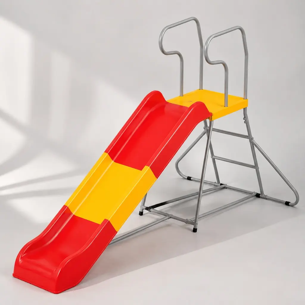 2-in-1 Kids Climbing Slide Playground Equipment - Durable Steel Construction, 3-8 Years, 76.4-Inch Smooth Slide Track, Anti-Slip Steps, Easy Assembly, Indoor & Outdoor Use