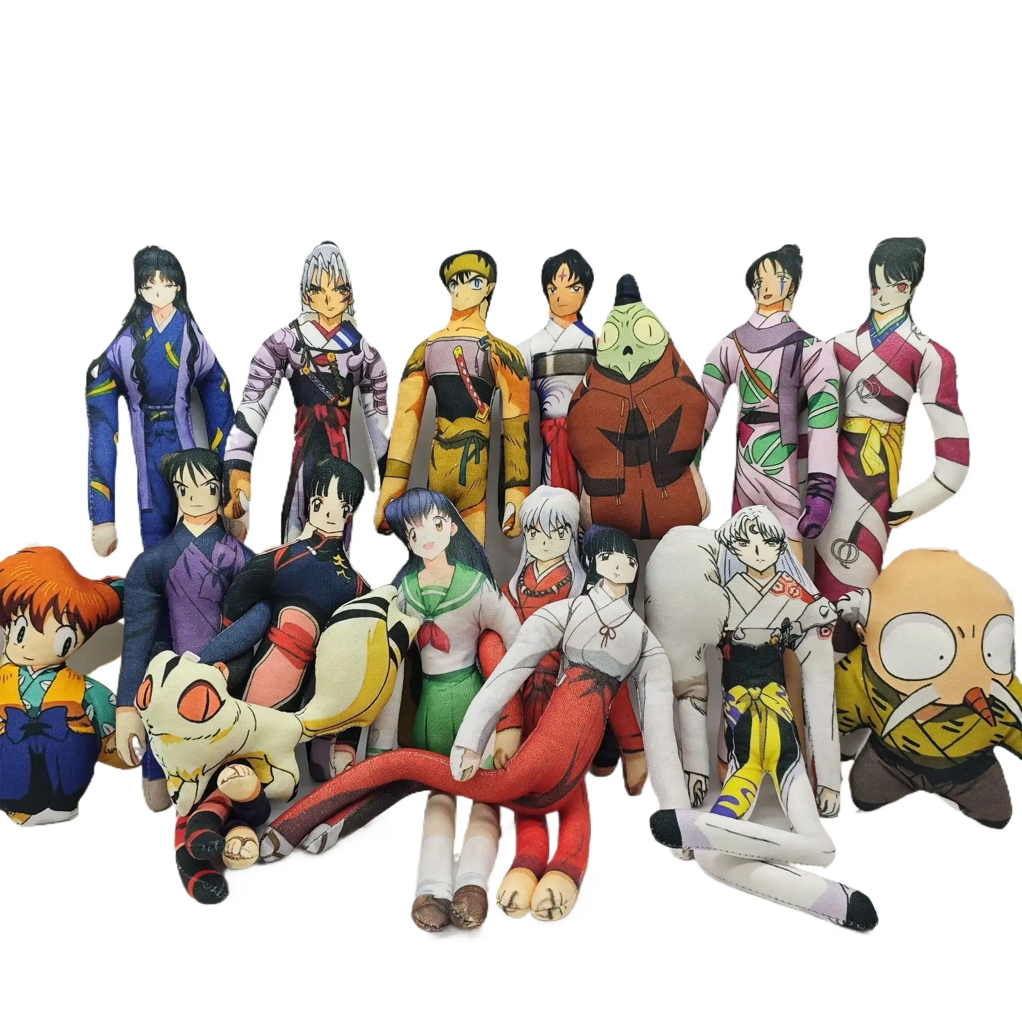 Inuyasha Japanese Anime Action & Toy Figure, Unisex Doll with Built-In Skeleton, Abstract Design, Casual Pose, No White Edges, Action & Toy Figures Inuyasha
